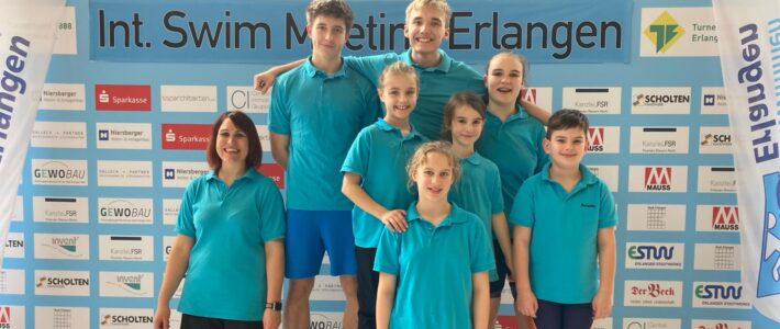 Tolle Erfolge beim Internationalen Swim Meeting in Erlangen